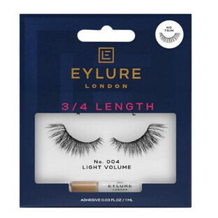 Eylure 3/4 Length Lashes Gene artificiale cu adeziv cu efect de îngroșare Nr. 004