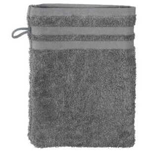 Ebelin, badstof wastafel, grijs, 15x21cm, 1 st