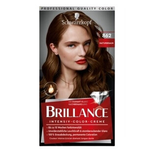 Schwarzkopf, Brillo. Crema de color, Naturbraun 862, 1 ud.