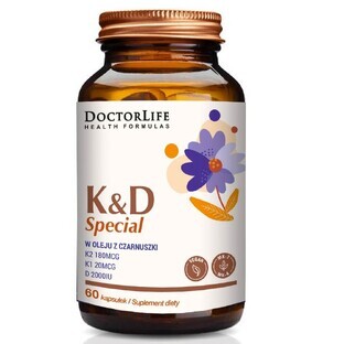 Doctor Life K amp ; D Spécial dans l'huile de carvi complément alimentaire, 60 gélules