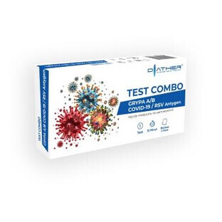 Test combinat pentru antigenul gripei A/B Covid-19/RSV, 1 bucată - Termen lung!