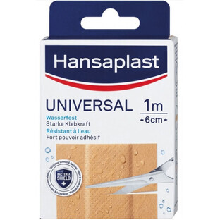 Hansaplast, Universale, Gesso impermeabile 1m x 6cm