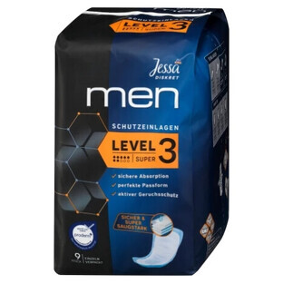 Jessa, heren, inlegzolen, niveau 3, 9 stuks