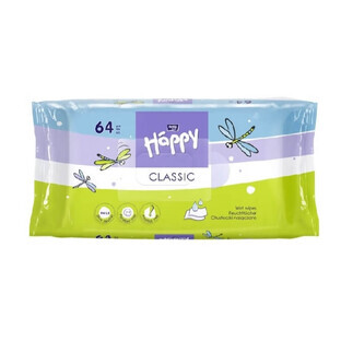 Bella Baby, Happy Classic, Șervețele pentru bebeluși, 64 buc - Termen lung de valabilitate!