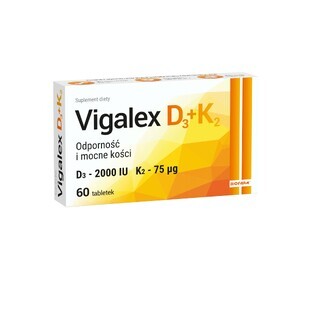 Vigalex D3 + K2, 60 Tabletten