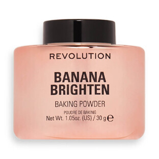 Makeup Revolution Banana Brighten poudre libre pour le visage 30g