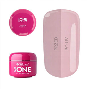 Silcare Base One Cover Medium UV-Nagelabdeckung, 15g