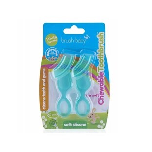 Brush-Baby Kauzahnbürste, Beißring 10-36m, 2 Stück