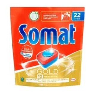 Somat, Or, Comprimés pour lave-vaisselle, 22 unités