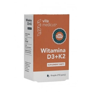 Vitamine D3+K2 vita medicus gouttes 294ml