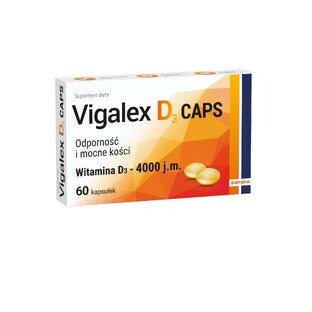Vigalex D3 Caps 4000 UI, 60 capsule