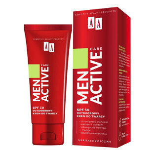 AA Men Active Care Gezichtscrème voor Buiten SPF30, 50ml