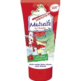 Tabaluga, Săpun pentru colorarea apei, roșu, 75 ml