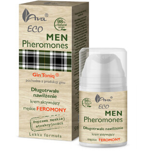 Ava Laboratorium Eco Men Pheromones Cremă de față hidratantă de lungă durată, 50 ml