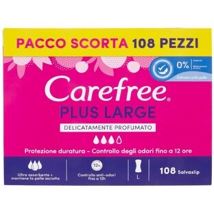 Carefree, Plus Large, L L-Clubs, 108 pieces