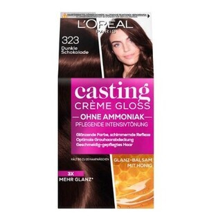 L'Oréal, Casting Creme Gloss, Casting Creme Gloss, 323 dunkle schokolade coloring wax, 1 pc