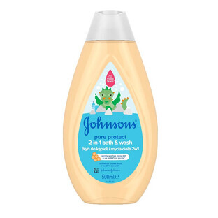 Johnson s Baby Pure Protect 2in1 Baby Wash și Body Wash, 500ml