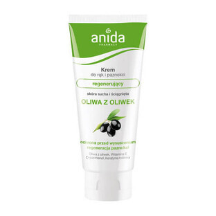 Anida, Regenerierende Olivencreme für Hände und Nägel, 100 ml - Long Life!
