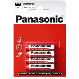 Panasonic, R3, Batterij, 4 stuks