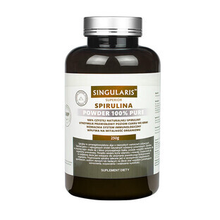 Singularis Superior Spirulina pulbere 100% pură 250g