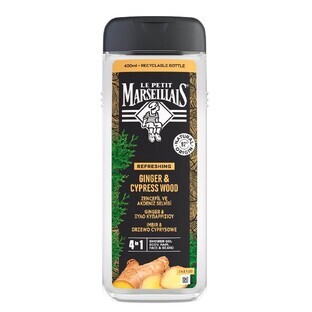 Le Petit Marseillais 4-in-1 Duschgel für Männer, Ingwer und Zypresse, 400ml
