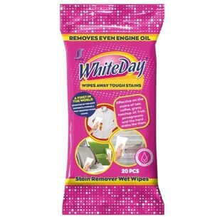 WhiteDay Instant Stain Removal Wipes, 20 pcs