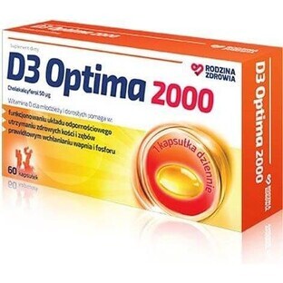 Family Health D3 Optima 2000 60 cápsulas
