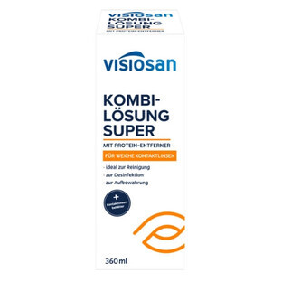 Visiosan, soluzione super-salina per lenti micacee, 360 ml