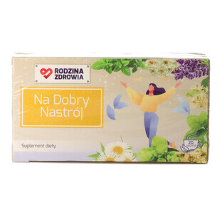Health Family Té para el estado de ánimo, 20 bolsitas