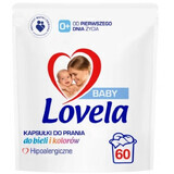 Lovela Baby capsules hypoallergéniques pour le lavage des couleurs 60 pièces