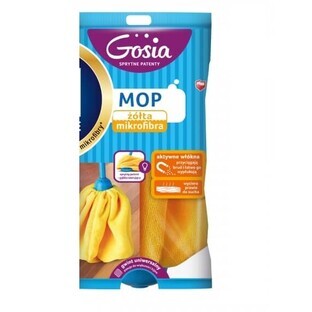 Gosia, Mop, microfibra gialla, 1 pz.
