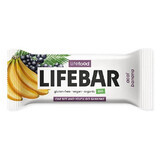Barrita cruda ecológica sin gluten con acai y plátano, 40 g, Lifebar