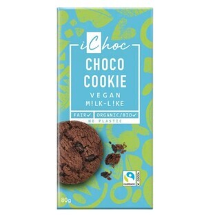 Biscuits au lait et au chocolat, 80 g, Ichoc