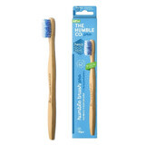 Bamboe tandenborstel met zeshoekige borstelharen, Brush Pro Blue, 1 stuk, Humble
