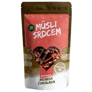 Topnatur Muesli con centro de chocolate belga y arándanos rojos