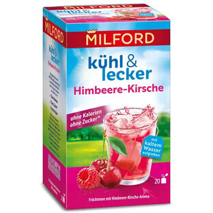 Milford Eistee Himbeere & Kirsche 20x2,25g