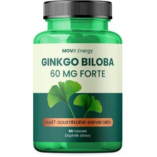 Movit Energy Ginkgo Biloba 60 mg Fuerte 90 cápsulas