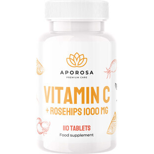 Aporosa Vitamina C con escaramujo 1000 mg 110 comprimidos