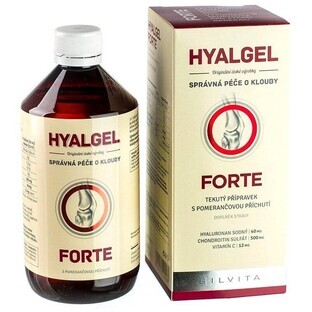 Silvita HYALGEL FORTE orange flavored syrup 500 ml