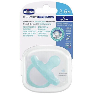 Chicco Physio Luxe 2-6m Schnuller 2-6m grün