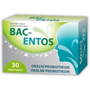 Bac-entos probiótico oral 30 comprimidos