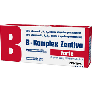 Zentiva B-Komplex Forte 20 tablets