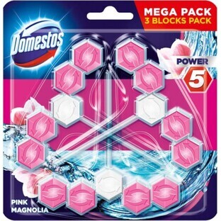 Domestos Power 5 Rosa Magnolie 3 x 55 g