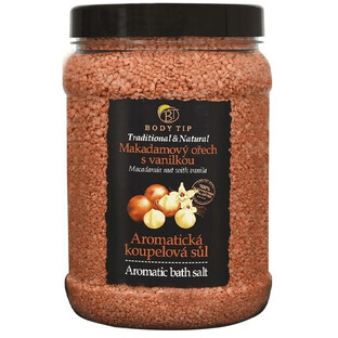 Body Tip Badesalz mit Macadamianüssen und Vanille 1500 g