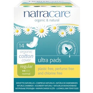 Natracare Ultra REGULAR, Menstruationstampons mit Flügeln 14 Stück