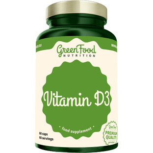 GreenFood Nutrition Vitamine D3 60 capsules