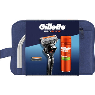 Gillette ProGlide Reisset - scheerapparaat + vervangend scheerhoofd + gel