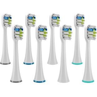 TrueLife SonicBrush UV-koppen wit gevoelig Vervangend kapje voor gevoelige tanden 8 stuks