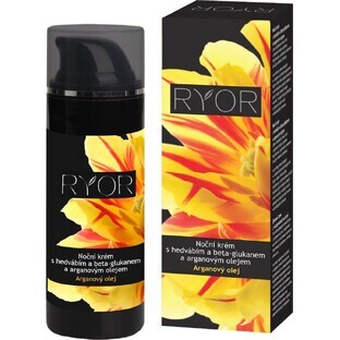 Ryor Crema notte con seta, beta-glucano e olio di argan 50 ml