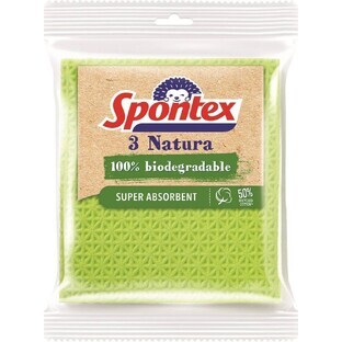 Spontex Nature lingette éponge 3 pcs